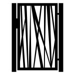 Poarta pietonala Andrea 90×150 cm