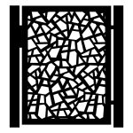 Poarta pietonala Zana 90×120 cm