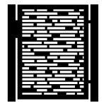 Poarta pietonala Bella 90×120 cm