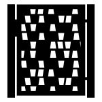 Poarta pietonala Cristina 90×120 cm