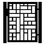 Poarta pietonala Claudia 90×120 cm