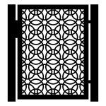 Poarta pietonala Gianna 90×120 cm