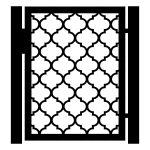 Poarta pietonala Bianca 90×120 cm