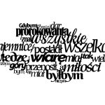 Decorațiune metalică, inscripție de perete, Imnul 60 cm