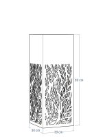 Suport pentru plante cu decor A01 30x30x80 - imagine 3