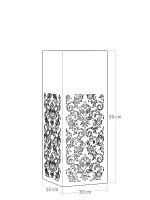 Suport pentru plante cu decor A02 30x30x80 - imagine 3