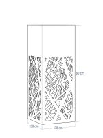 Suport pentru plante cu decor A03 30x30x80 - imagine 3