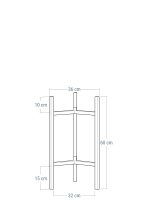 Stand pentru plante loft Tripod Big  M - imagine 3