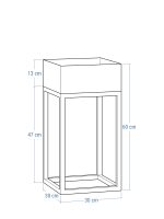 Suport pentru plante Loft industrial  m - imagine 3