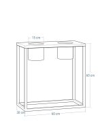 Suport pentru plante Tube loft  M 30x60x60 - imagine 3