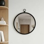 Oglindă metalică scandinavă Harstad 50 cm