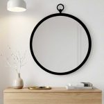 Oglindă metalică scandinavă Harstad 60 cm