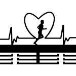 Suport Medalii Ritmul cardiac băiat I 40 cm