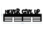 Suport Medalii Never give up 40 cm - imagine 3