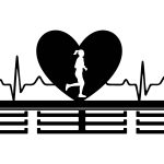 Suport Medalii Ritmul cardiac fată II 40 cm