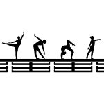 Suport Medalii Acrobatics II 80 cm