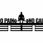 Suport pentru medalii No Pain No Gain
