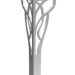 Picior de mobilier Louis Chrom 30 cm