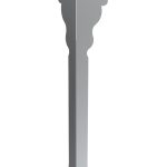 Noga do stolika Palace Chrom