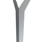 noga meblowa Moderna Chrom