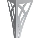 Noga meblowa Tracery Chrom