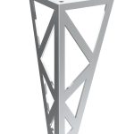 Picior de mobilier Polygon Chrom 20 cm
