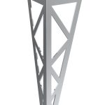 Picior de mobilier Polygon Chrom 30 cm