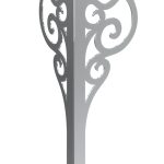 Noga do stolika Royal Chrom