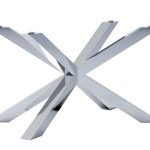 Noga do stołu pod blat szklany Pająk Chrom M