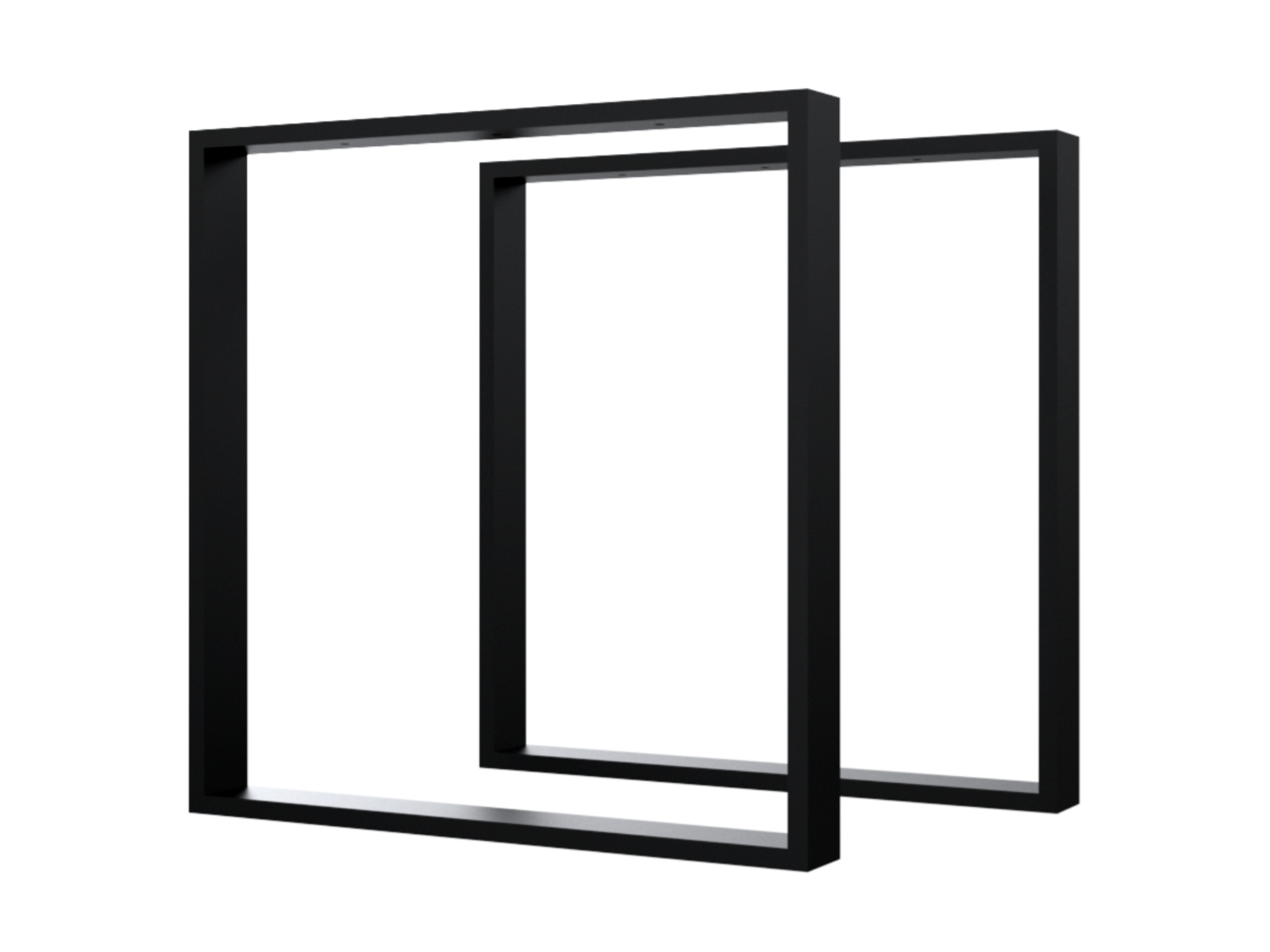 np-129-70x8-h72-cza Podstawa do stołu Karratu Loft