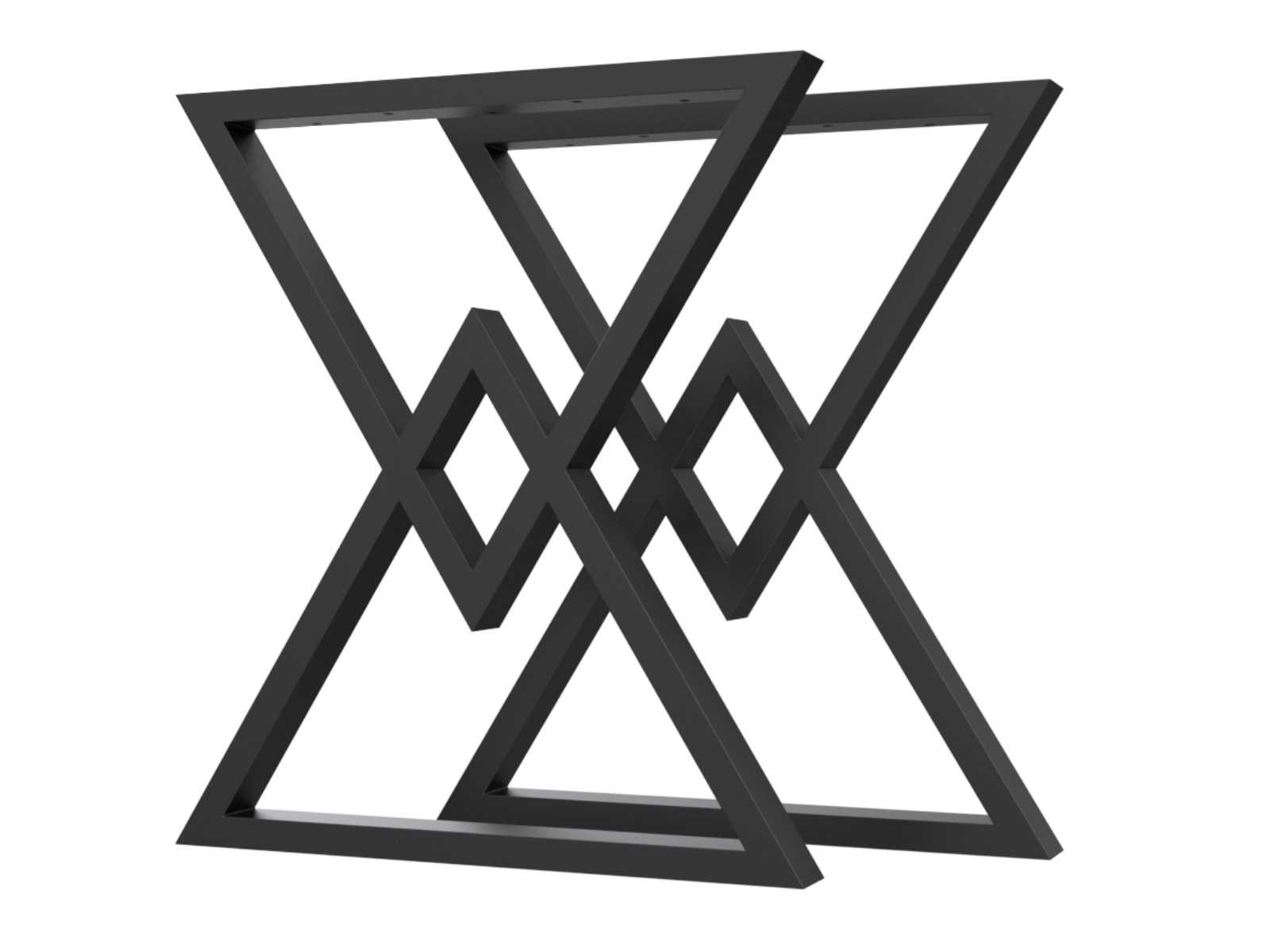 np-132-63x6-h72-cza Podstawa do stołu Hira Loft