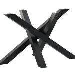 Picior metalic pentru masă Mediolan pentru blatul din sticlă M