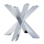 Noga do stołu pod blat szklany Pająk Heavy chrom S