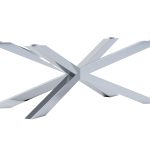 Noga do stolika pod blat szklany Pająk Slim Chrom L