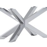 Noga do stolika pod blat szklany Pająk Slim Chrom M