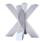 Noga do stolika pod blat szklany Pająk Heavy Chrom S