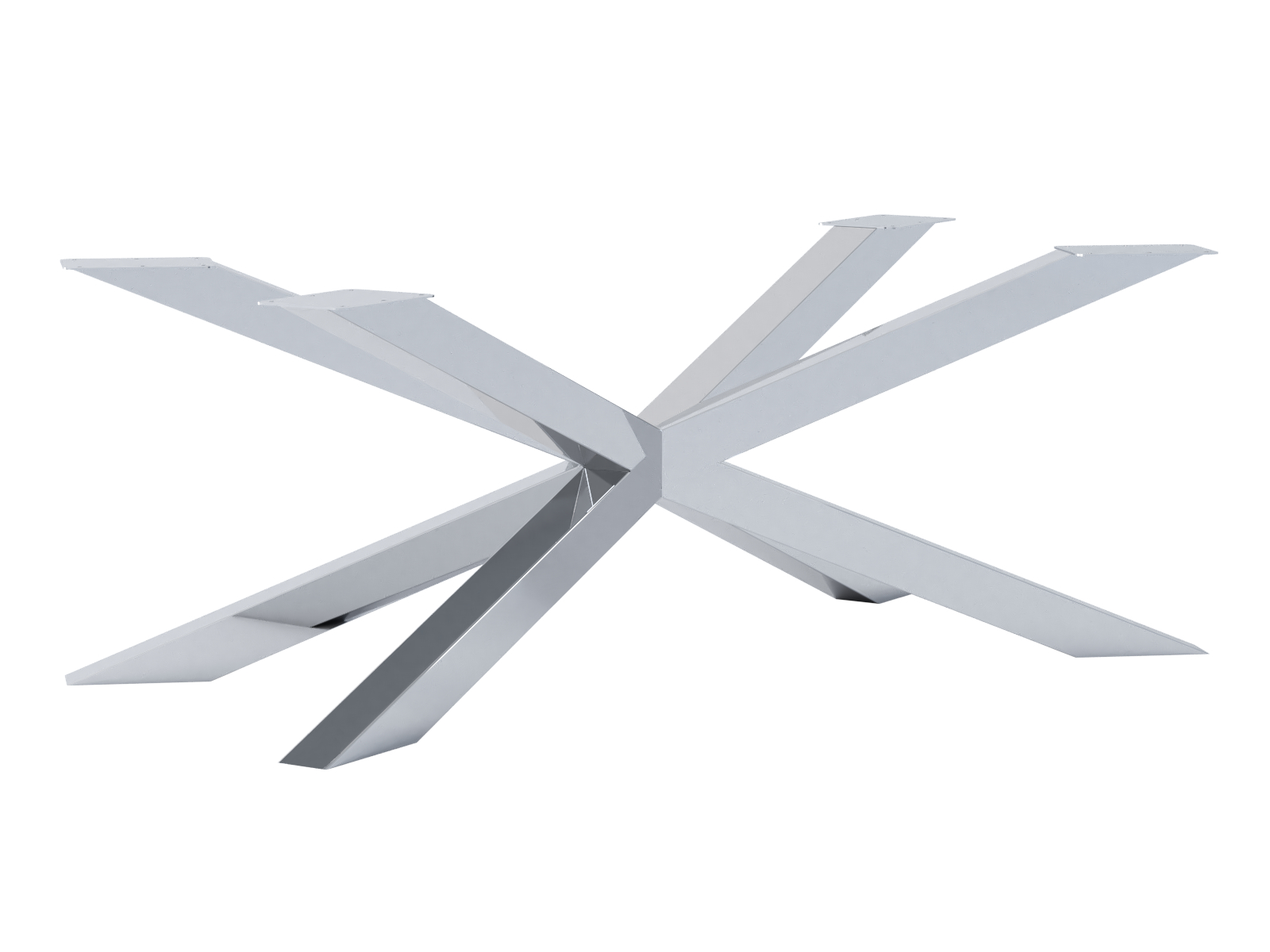 np-n-pol-60-h45-l Noga metalowa do stolika Pająk Slim chrom L