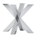 Noga metalowa do stolika Pająk Slim Chrom S