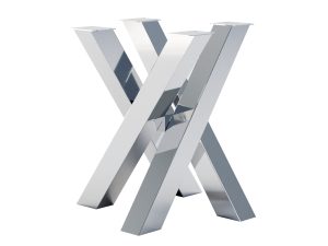 Noga ze stali nierdzewnej do stolika Mediolan S