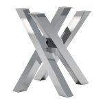 Picior de masă Mediolan S din oțel inoxidabil Cromat