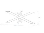Bază pentru masă Cross XXL - imagine 5