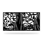 Panou gard decorativ  NAT 02