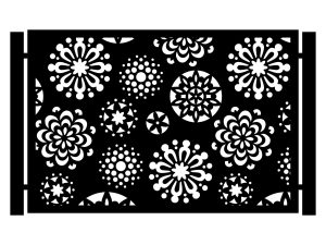 Przęsło ogrodzeniowe Valeria 200×135 cm