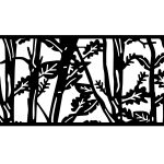 Przęsło ogrodzeniowe Serena 200×100 cm