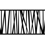 Przęsło ogrodzeniowe Andrea 200×100 cm