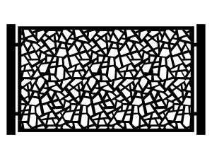 Przęsło ogrodzeniowe Zana 200×120 cm