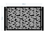 Przęsło ogrodzeniowe Bella 200×135 cm - imagine 2