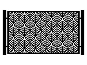 Przęsło ogrodzeniowe Kenza 200×120 cm