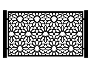 Przęsło ogrodzeniowe Greta 200×120 cm