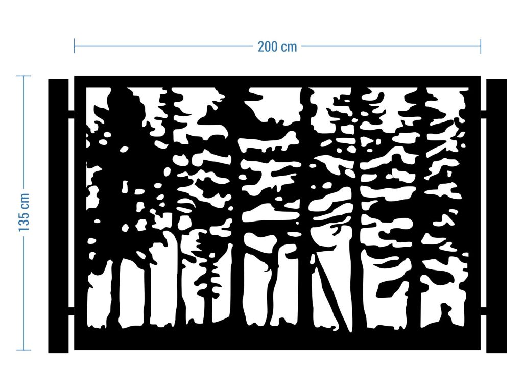 Przęsło ogrodzeniowe Veronica 200×135 cm - imagine 2